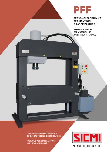 PFF - Hydraulic press - Motorized platform and cylinder