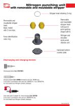 Nitrogen punching unitwith removable and mouldable stripper-7