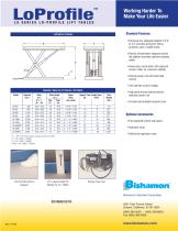 LoProfile™ LX SERIES LO-PROFILE LIFT TABLES - 2