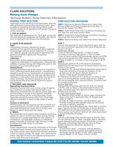 Gear Pump Selection Information - 1