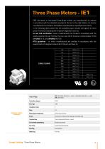 Three Phase Motors - IE1 - 3