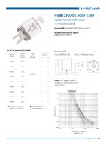 aR FUSE H0BB 250V DC 200A-630A-1
