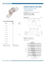 aR FUSE HE2aR-B 200V DC 50A-300A-1