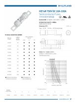 aR FUSE HE7aR 750V DC 10A-100A-1