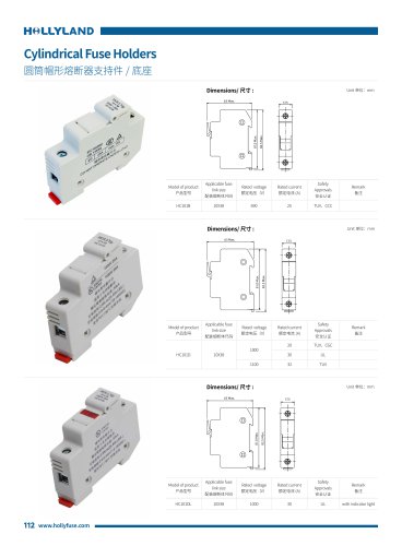 Fuse Holder for 10x38mm fuse