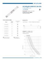 PV FUSE HC14XLgPV 2000V DC 10A-30A-1