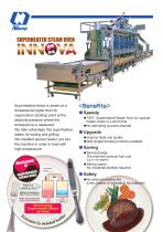 Direct spray Superheated Steam on food-1