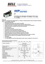 HP SERIES - Air-hydraulic foot pump