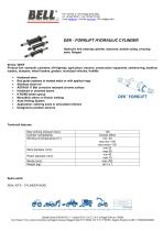 HYDRAULIC CYLINDERS DEK-F-1