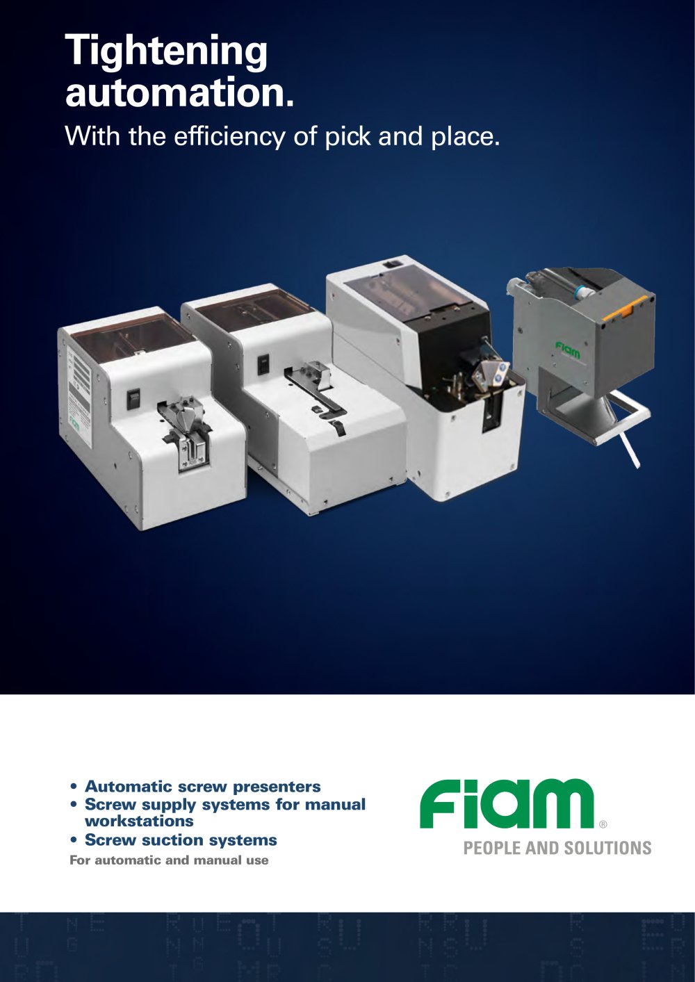Automatic screw presenters - FIAM