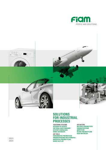 General catalog of Fiam solutions