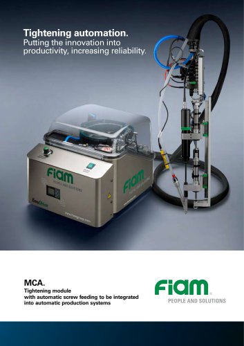 Tightening module with automatic screw feeding