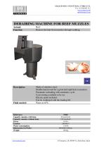 DEHAIRING MACHINE FOR BEEF MUZZLES-1
