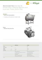 Smoke Stick Cleaning Machine and Automatic Rotary Brine Filter - 1