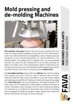 Mold pressing and de-molding Machines-1