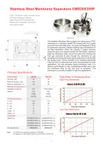 Stainless Steel Membrane Separators - 2