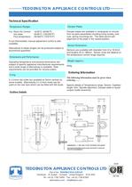 QW SOLID FUEL DAMPER THERMOSTAT - 2