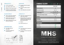 MHS Meat Compact Slicer brochure - 2