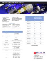 Palladium Hydrogen Purifiers: PD1, PD2 - 2