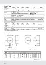 Standard pressure gauges - 2