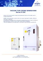 VACUUM TYPE OZONE GENERATORS Series K-VAC - 1