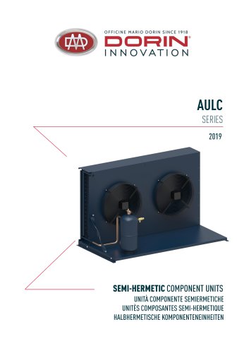 AULC SERIES SEMI-HERMETIC COMPONENT UNITS