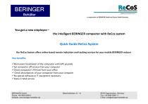 Track and Trace with ReCos-1