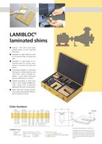 Precut shims - LAMIBLOC & PERMABLOC - For precise vertical positioning of machine sets - 2