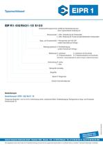 High Pressure Internal Gear Pumps EIPR 1 -4