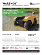 WARTHOGTM AMPHIBIOUS UNMANNED GROUND VEHICLE - 1