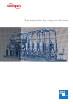 Gas separation by using membranes - 1