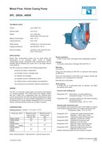 Mixed Flow, Volute Casing Pump