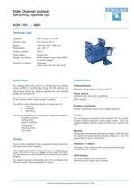 Side Channel Pumps Series AOH, 12 m³/h, 98 m, 120 °C