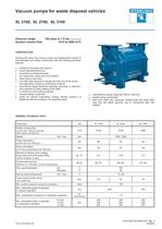 Vacuum pumps for waste disposal vehicles SL 2100, SL 2700, SL 3100 - 1