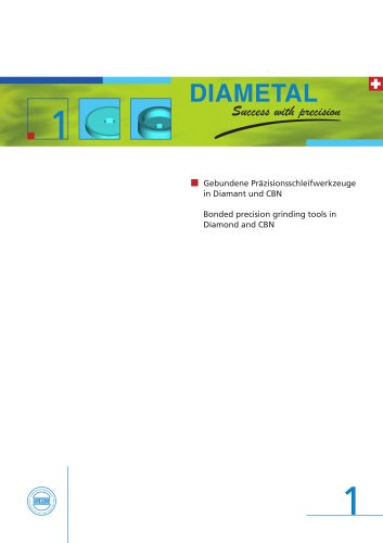 Bound precision sharpening tools in diamond and CBN