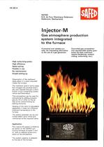 Injector-M Gas atmosphere production system integrated to the furnace-1