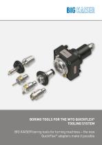 Boring Tools for the WTO QuickFlex® Tooling System - 1