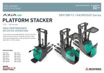 AXiA EM Platform Stacker Range