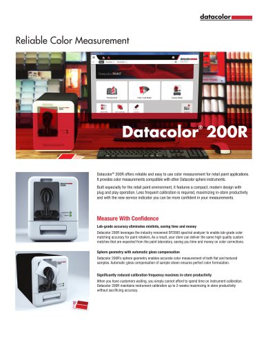 Datacolor - High Accuracy Lab-Grade Formulation Software