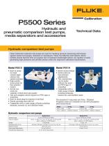 P5500 Series Hydraulic and pneumatic comparison test pumps, media separators and accessories - 1