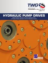 Hydraulic Pump Drives Catalog - 1