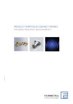 PRODUCT PORTFOLIO CONTACT PROBES - 1