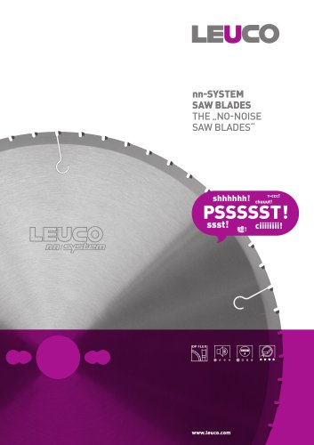nn-system saw blades The &bdquo;No-Noise saw Blades&ldquo;