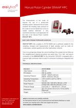 Manual Piston Cylinder ERAVAP MPC-1