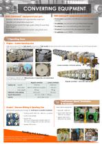 Non-woven slitter-rewinder and spooling line range-3