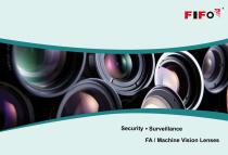 Security Surveillance - FA / Machine Vision Lenses - 1