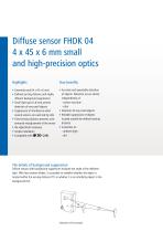 Flyer – Optical sensors Series FHDK 04-2