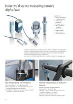 Inductive sensors. - 10