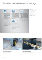 Photoelectric sensors. Fiber optics and fiber optic sensors.-10