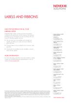 Labels and Thermal Transfer Ribbons - 2